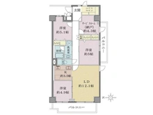 【東京都/江東区東砂】仙台堀公園ハイツ 間取り図