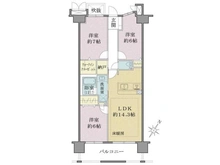 【東京都/板橋区志村】ヴィオスガーデン城山 間取り図