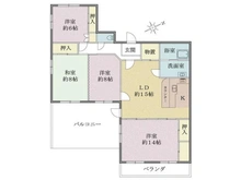 【東京都/豊島区北大塚】グリーンハイツ大塚 間取り図