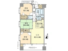 【神奈川県/藤沢市湘南台】D’クラディア湘南台 間取り図