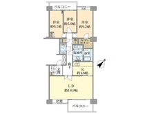 【神奈川県/川崎市麻生区上麻生】新百合ヶ丘パークハウス 間取り図