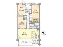 【神奈川県/川崎市宮前区犬蔵】ロータリーパレスたまプラーザ 間取り図