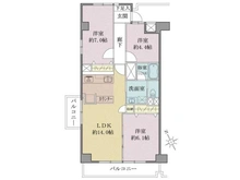 【東京都/目黒区目黒本町】マンシヨンニユー目黒 間取り図