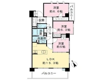 【東京都/世田谷区上祖師谷】ロワール千歳烏山 間取り図