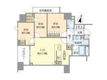 【東京都/文京区本郷】プラウド本郷一丁目 間取り図