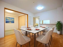 【埼玉県/川口市南鳩ヶ谷】エールガーデン 外観：LD他●実際の写真をもとにCGで家具・その他のイメージを配置。家具等は価格に含まれません。※現況引渡