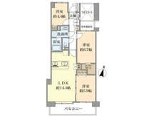 【埼玉県/川口市幸町】川口パーク・ホームズセンターコート 間取り図
