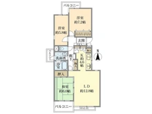 【神奈川県/川崎市高津区久本】パークシティ溝の口K棟 間取り図