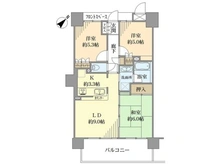 【大阪府/大阪市西淀川区佃】セントラルパレス千船アルテア 間取り図