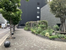 【大阪府/大阪市中央区瓦町】シティタワー大阪 歩道状公開空地(南側)
