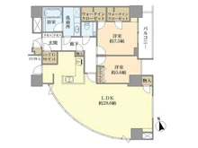 【大阪府/大阪市中央区瓦町】シティタワー大阪 間取り図