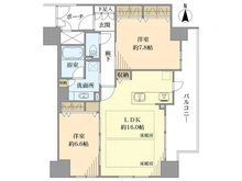 【大阪府/大阪市中央区安土町】エステムプラザ本町クロス 間取り図