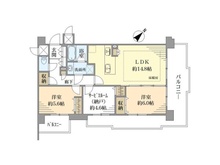 【東京都/大田区北糀谷】クレッセント蒲田東ＩＩ 間取り図