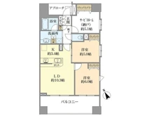 【千葉県/市川市市川】サニーコート市川駅前 間取り図