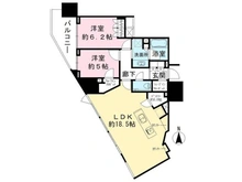 【埼玉県/川越市新富町】パークホームズ川越新富町アドーア 間取り図