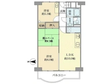 【兵庫県/神戸市東灘区住吉山手】御影プライムハイツ 間取り図