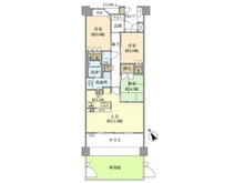 【兵庫県/芦屋市涼風町】パークナード潮芦屋 間取り図