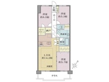 【東京都/世田谷区上馬】オーベル三軒茶屋 間取り図