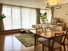 【大阪府/枚方市枚方上之町】枚方ガーデンアイランズB棟 リビングダイニング※家具・備品等は価格に含まれません