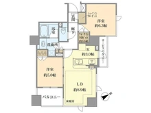 【東京都/品川区東大井】シティハウス東大井 間取り図