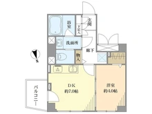 【東京都/品川区東大井】デュオ・スカーラ品川大井町 間取り図