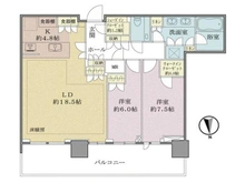 【東京都/中央区晴海】HARUMI FLAG SUN VILLAGE T棟 間取り図