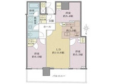 【東京都/中央区晴海】パークタワー晴海 間取り図