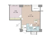 【東京都/台東区上野】朝日サテライト上野 間取り図