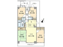 【埼玉県/さいたま市北区宮原町】パークハイツ大宮宮原 間取り図
