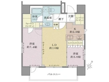 【東京都/北区田端新町】リビオレゾン田端 間取り図
