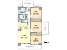 【大阪府/大阪市住吉区墨江】クラウンハイム住吉 間取り図