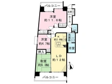 【愛知県/名古屋市中区新栄】ユーハウス新栄東館 間取り図