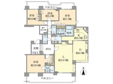 【神奈川県/横浜市中区本牧原】パーク・コート本牧 間取り図