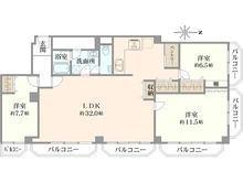【京都府/京都市北区平野八丁柳町】サニーハイム金閣寺 間取り図