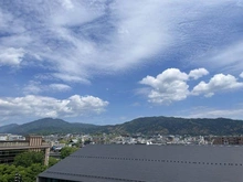 【京都府/京都市中京区下丸屋町】レスタージュ御池高瀬川 東側バルコニーからの眺望（東方向）