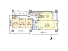 【京都府/京都市中京区下丸屋町】レスタージュ御池高瀬川 間取り図