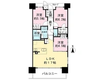 【兵庫県/神戸市中央区中山手通】ワコーレ神戸トアプレミアム 間取り図