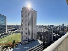 【東京都/品川区東品川】サンウッド品川天王洲タワー 外観：バルコニーからの眺望