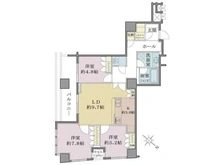 【東京都/品川区東品川】サンウッド品川天王洲タワー 間取り図