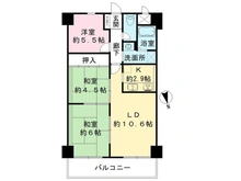 【大阪府/大阪市西成区天下茶屋】朝日プラザ天下茶屋ＩＩ 間取り図