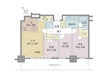 【東京都/江戸川区平井】プラウドタワー平井 間取り図