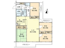 【兵庫県/伊丹市昆陽東】セントラル伊丹昆陽 間取り図