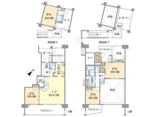 【千葉県/千葉市美浜区打瀬】パティオス・グランエクシア3番館 間取り図