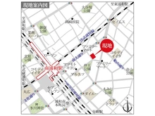 【埼玉県/さいたま市南区南浦和】ライオンズマンション南浦和プラザ 現地案内図