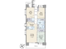 【千葉県/松戸市上本郷】ローヤルシティ北松戸 間取り図