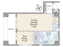 【東京都/武蔵野市吉祥寺本町】コムロンド吉祥寺 間取り図