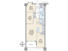 【神奈川県/川崎市麻生区百合丘】プレシス新百合ヶ丘 間取り図