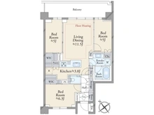 【神奈川県/横浜市港北区日吉】Brillia日吉三丁目 間取り図