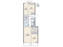 【東京都/世田谷区上用賀】用賀ハイム 間取り図