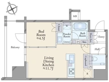 【東京都/杉並区成田東】プラウド南阿佐ヶ谷 間取り図